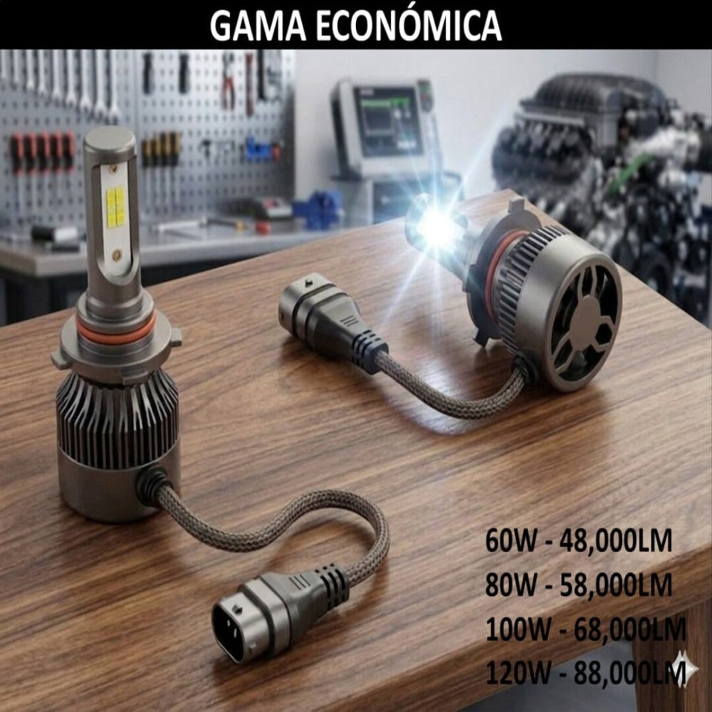 LUCES LED PARA VEHICULO DE GAMA ECONOMICA