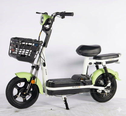 BICIMOTO ELÉCTRICA HÍBRIDA CON MOTOR DE 500W - Modelo 1 - Verde