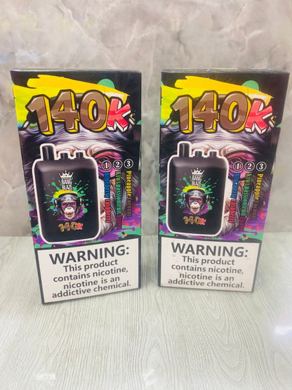 CIGARRO ELECTRONICO DESECHABLE BANG BLAZE DE 140,000 PUFF