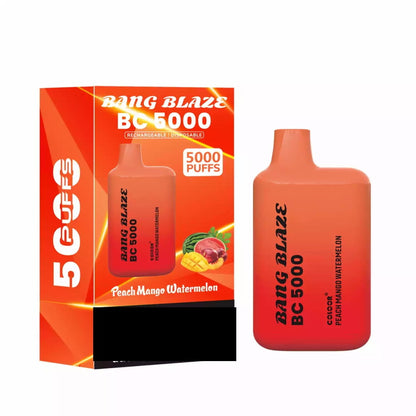 CIGARRO ELECTRONICO DESECHABLE BANG BLAZE DE 5,000 PUFF