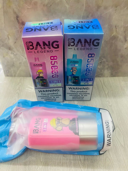 CIGARRO ELECTRONICO DESECHABLE BANG LEGEND DE 85,000 PUFF
