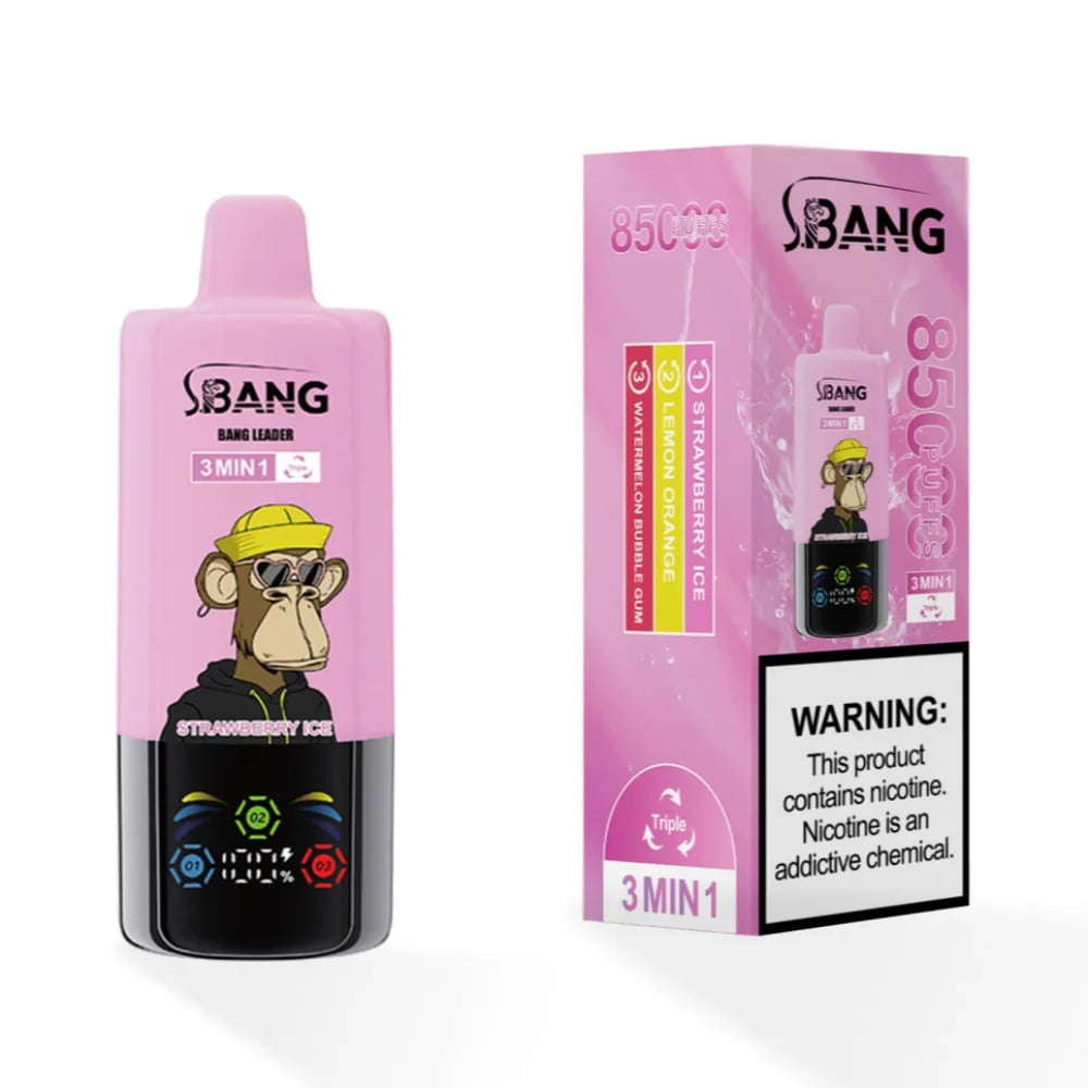 CIGARRO ELECTRONICO DESECHABLE BANG LEGEND DE 85,000 PUFF