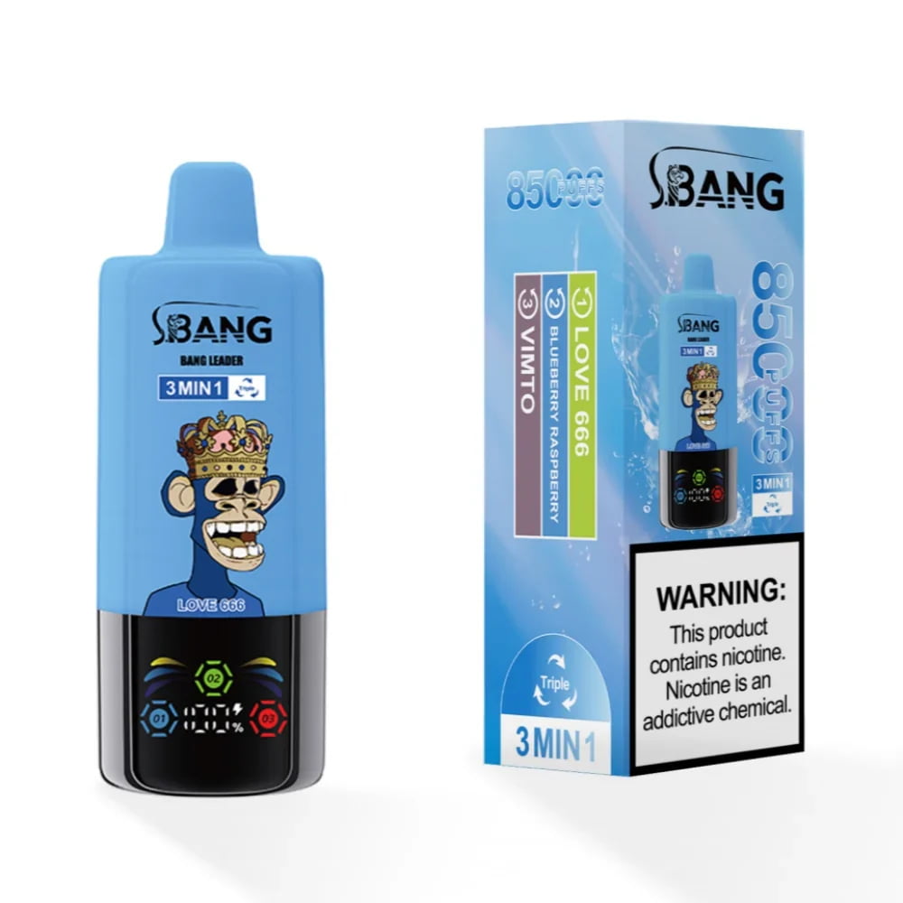CIGARRO ELECTRONICO DESECHABLE BANG LEGEND DE 85,000 PUFF