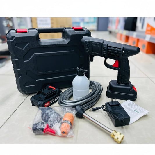 KIT COMPLETO DE HIDROLAVADORA INALAMBRICA (100V / 1000psi)