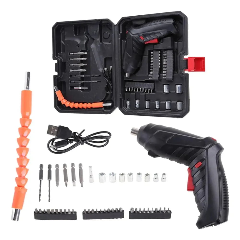 KIT DE MINI ATORNILLADOR RECARGABLE INALAMBRICO DE 3.6V