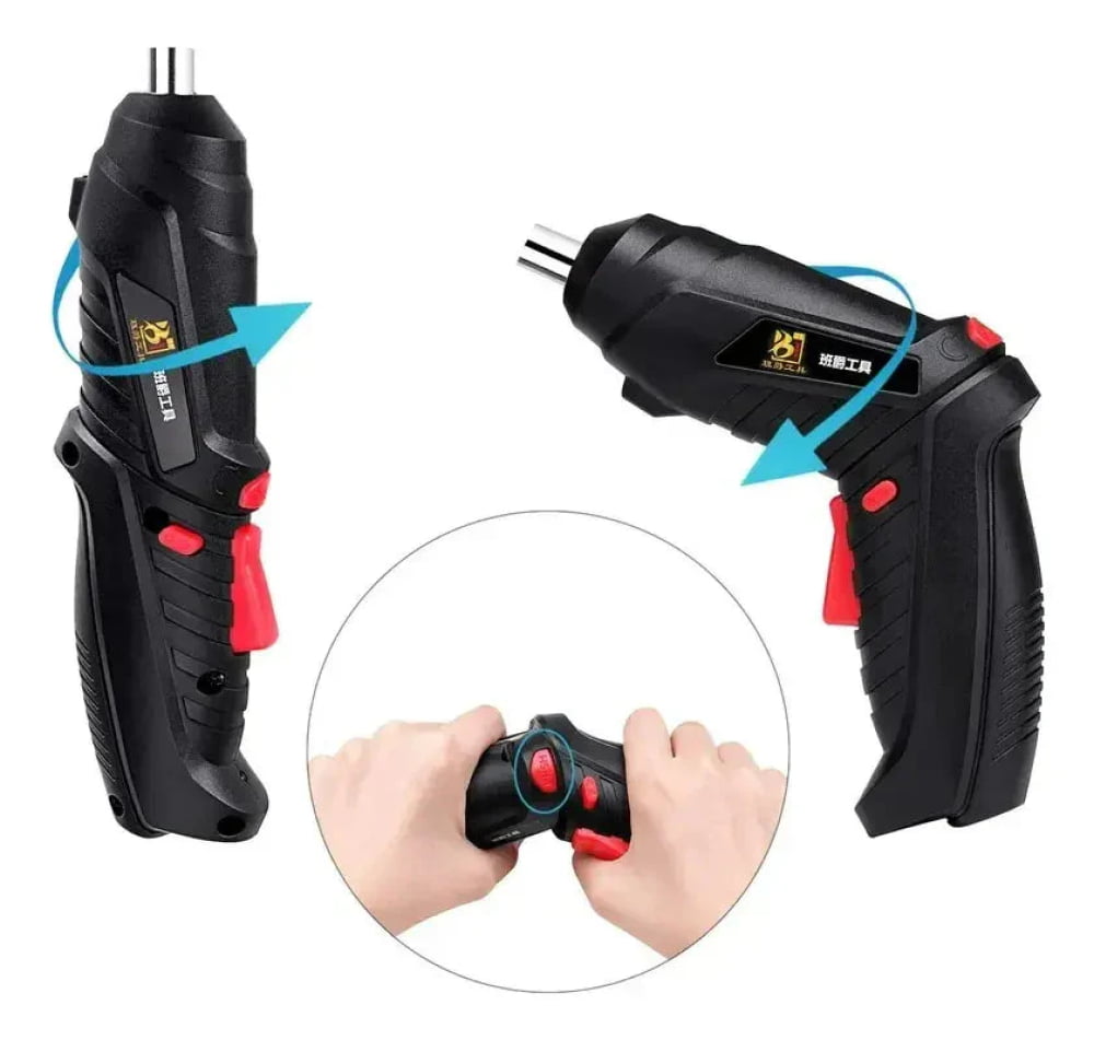 KIT DE MINI ATORNILLADOR RECARGABLE INALAMBRICO DE 3.6V
