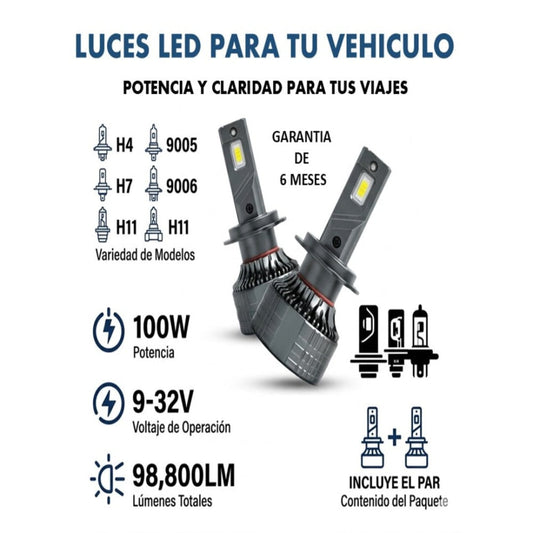 LUCES LED PARA CARRO DE GAMA ALTA
