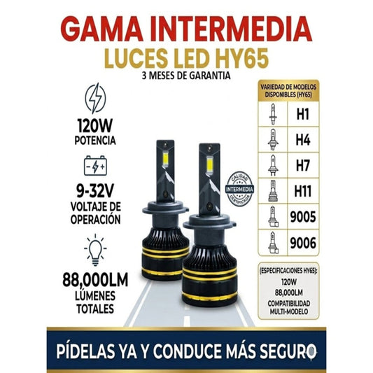 LUCES LED PARA CARRO DE GAMA INTERMEDIA