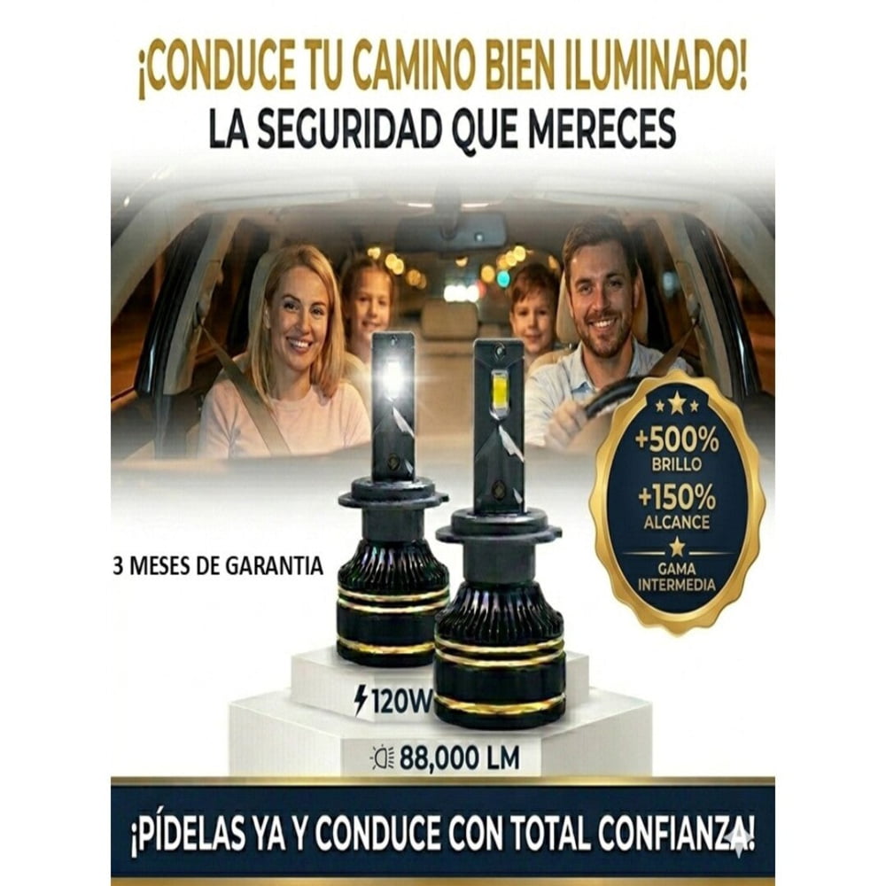 LUCES LED PARA CARRO DE GAMA INTERMEDIA