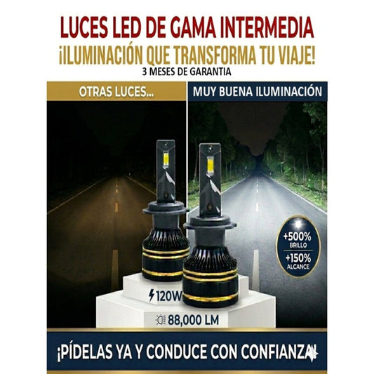 LUCES LED PARA CARRO DE GAMA INTERMEDIA