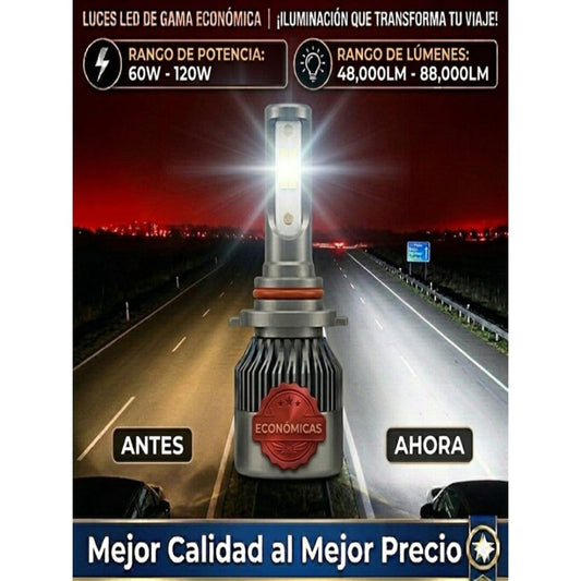 LUCES LED PARA VEHICULO DE GAMA ECONOMICA