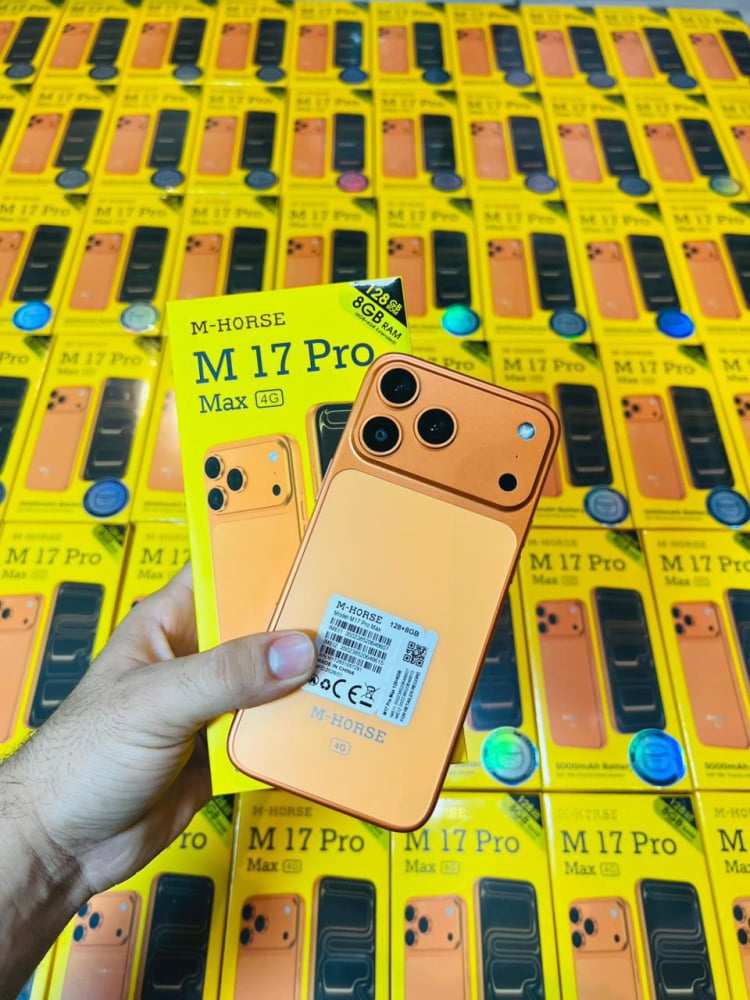 M-HORSE M17 PRO MAX DE 128GB/8GB RAM - Naranja