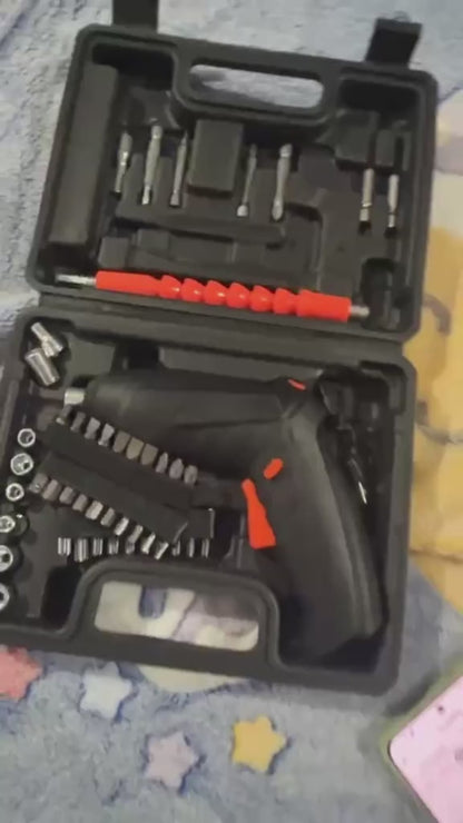 KIT DE MINI ATORNILLADOR RECARGABLE INALAMBRICO DE 3.6V