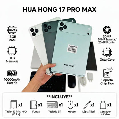 TABLET DE TRABAJO DE 10.1 PULGADAS FULL EXTRAS (16GB/1TB) - Gris