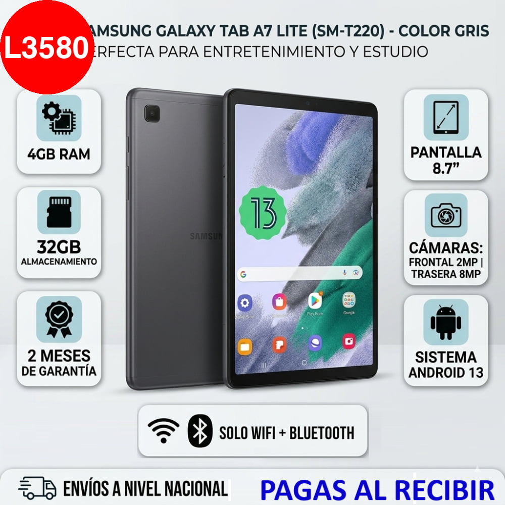 TABLET SAMSUNG GALAXY A7 LITE (SM-T220)